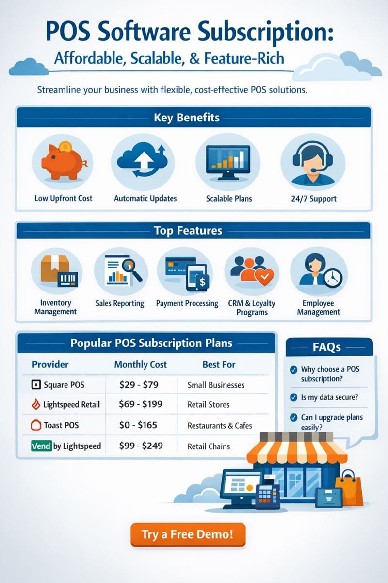 POS Software Subscription: Affordable & Flexible Solutions for Your Business