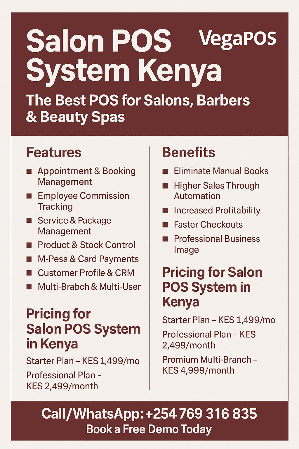 Salon POS System Kenya 