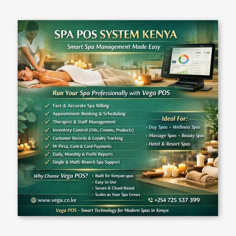 Spa POS System Kenya