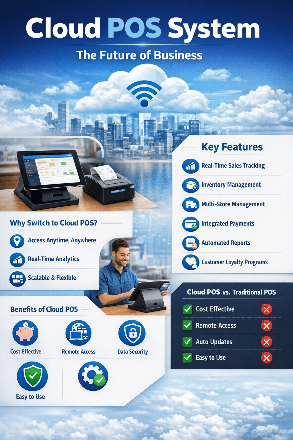 Cloud POS System: Benefits, Features & Best Solutions for Businesses