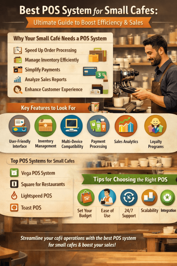 Best POS System for Small Cafes – Top Café POS Solutions