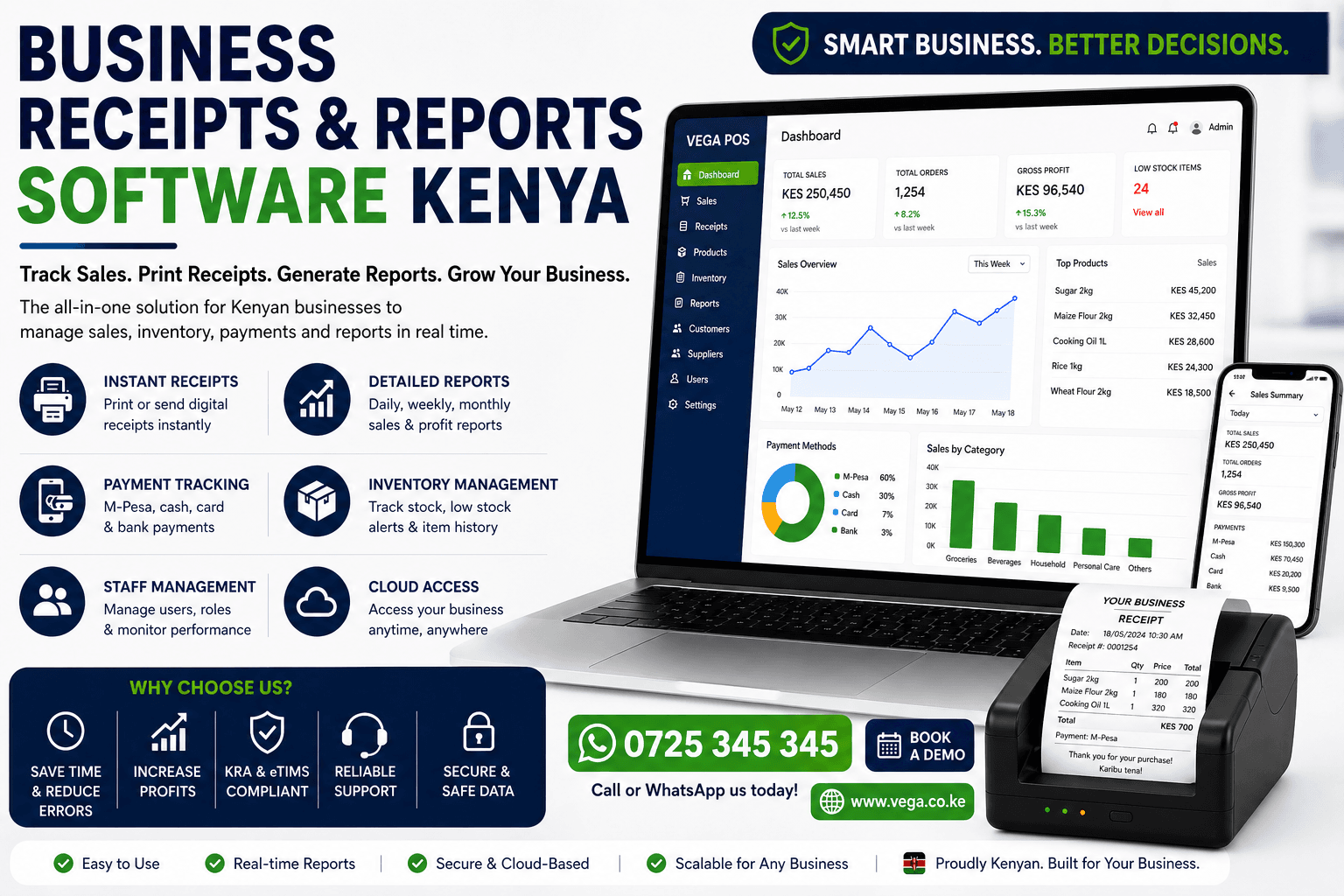 Business Receipts and Reports Software Kenya 