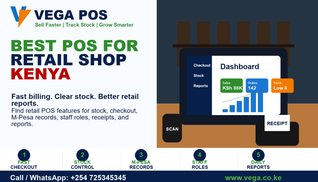 Best POS for Retail Shop Kenya by Vega POS