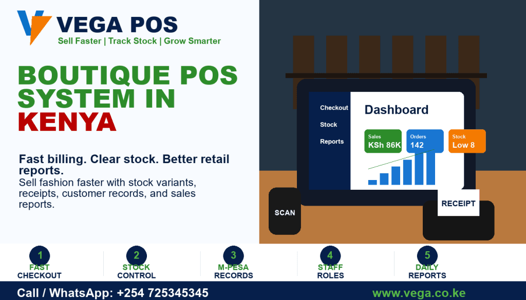 Boutique POS System in Kenya - Vega POS