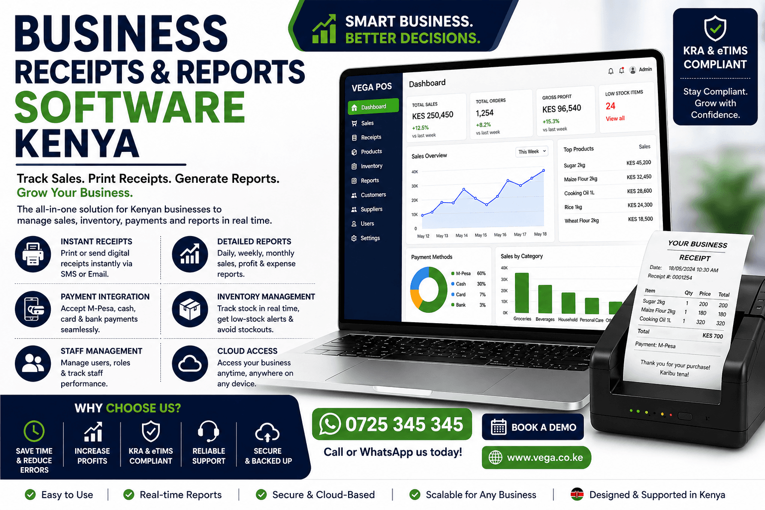 Business Receipts and Reports Software Kenya
