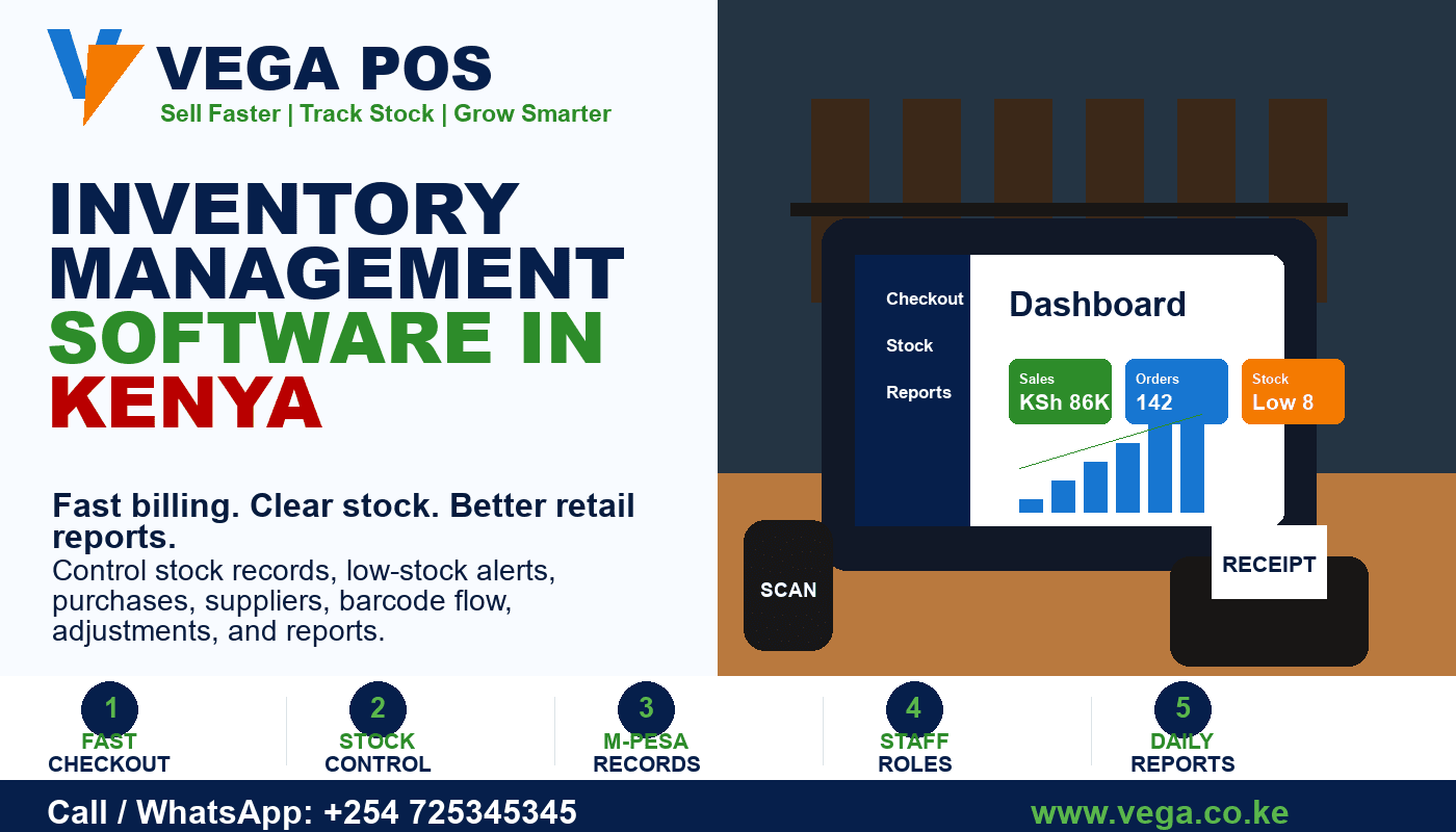 Inventory Management Software in Kenya by Vega POS