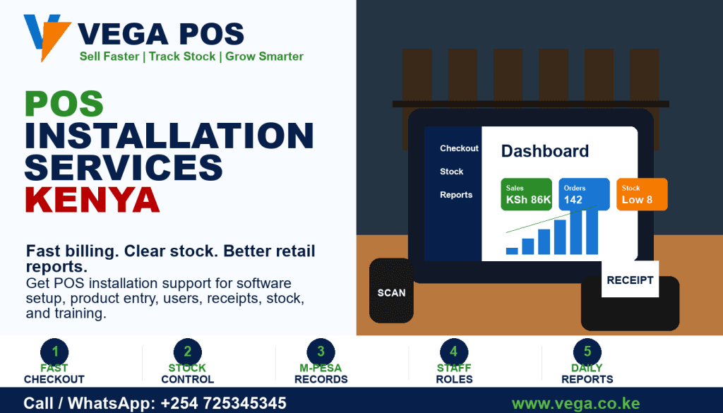 POS Installation Services Kenya by Vega POS