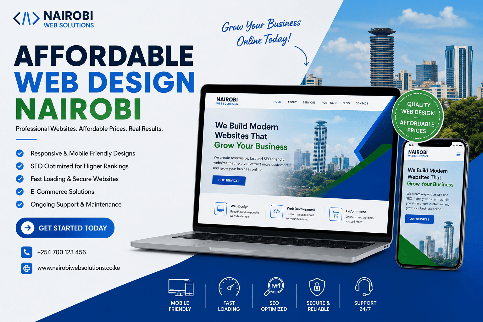 Affordable Web Design Nairobi