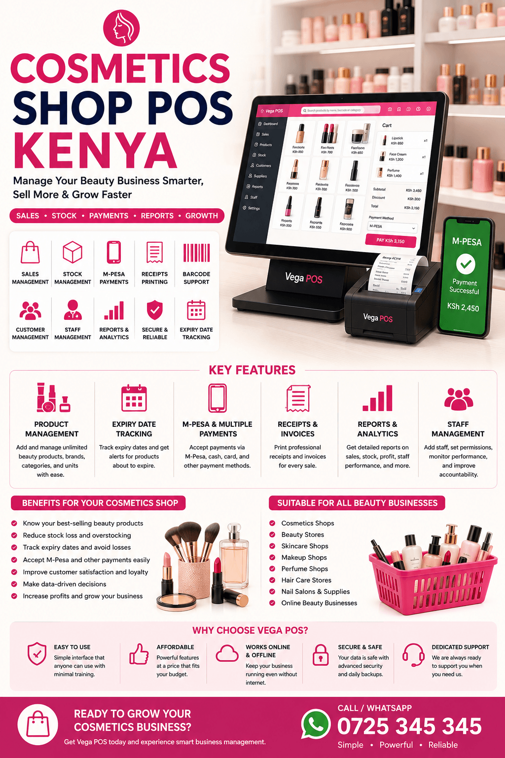 Cosmetics Shop POS Kenya