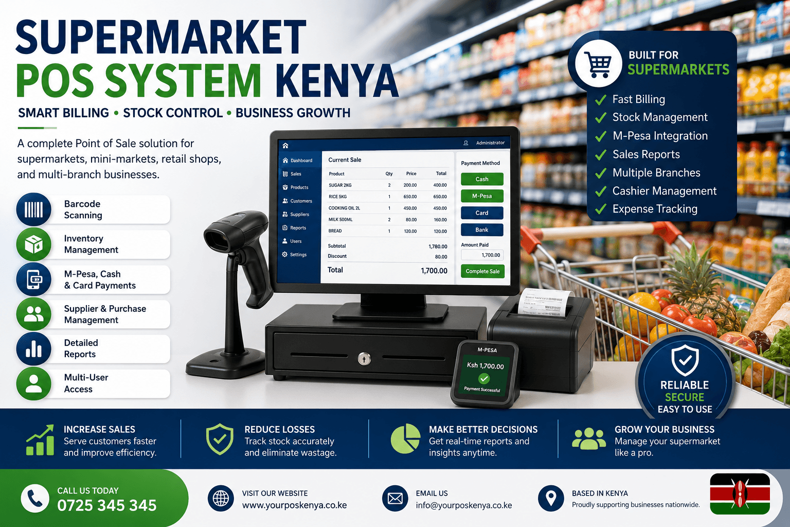 Best Supermarket POS System Kenya
