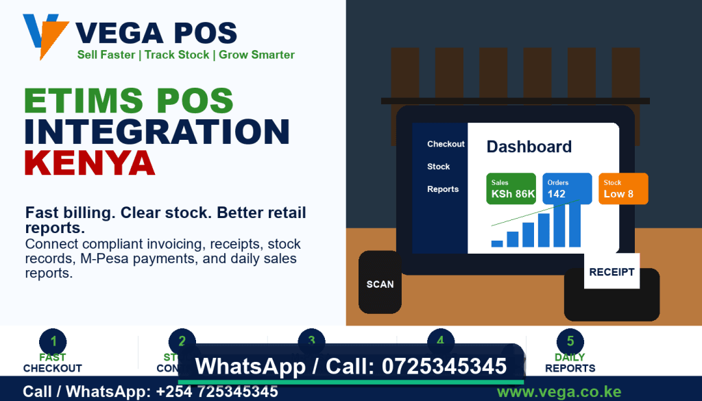 eTIMS POS Integration Kenya by Vega - Call 0725345345