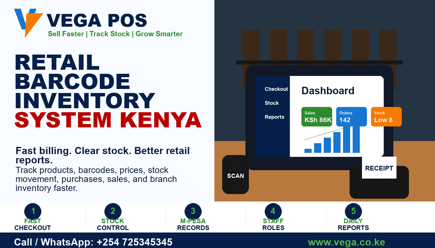 Retail Barcode Inventory System Kenya by Vega