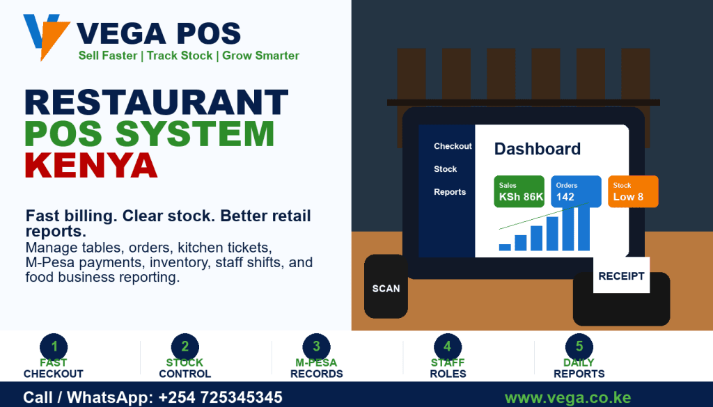 Restaurant POS System Kenya by Vega