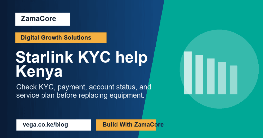 Starlink KYC help Kenya