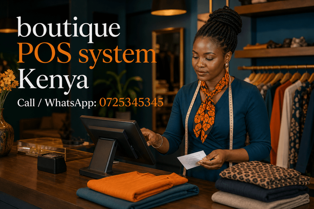 boutique POS system Kenya classic guide - Call or WhatsApp 0725345345
