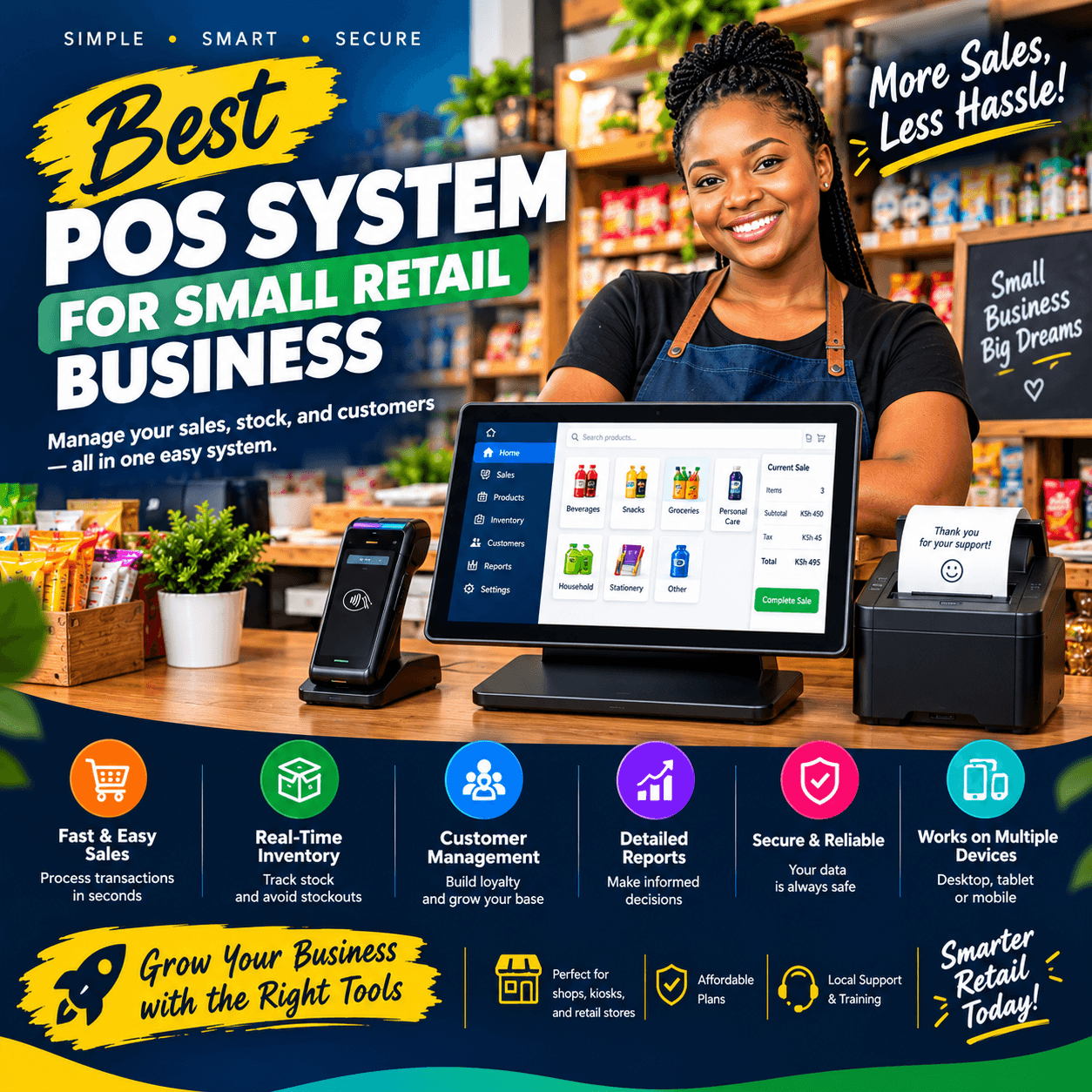 best POS system for small retail business
