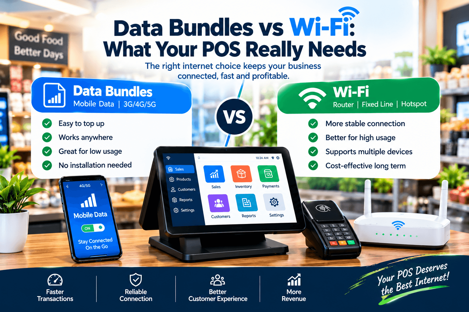 Data bundles vs Wi-Fi