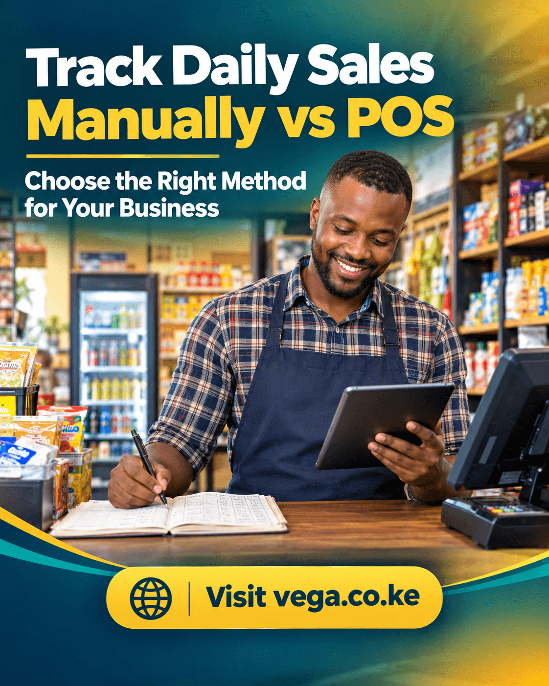 How to track daily sales manually vs POS