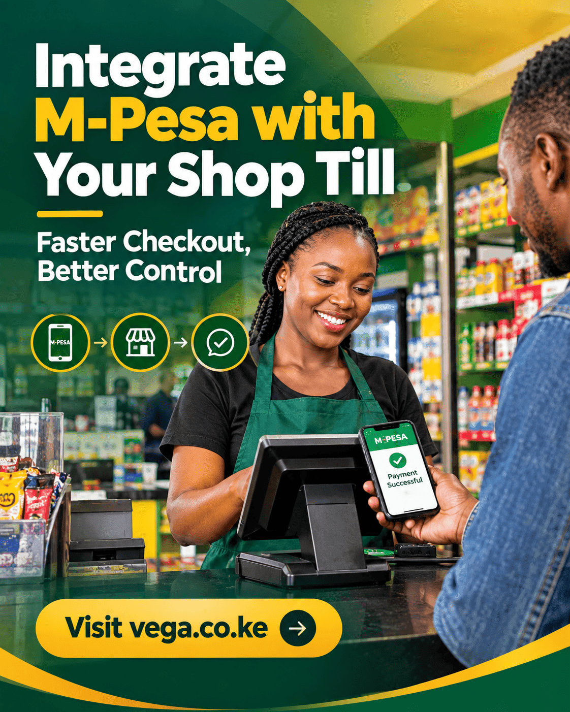 How to integrate M-Pesa with your shop till