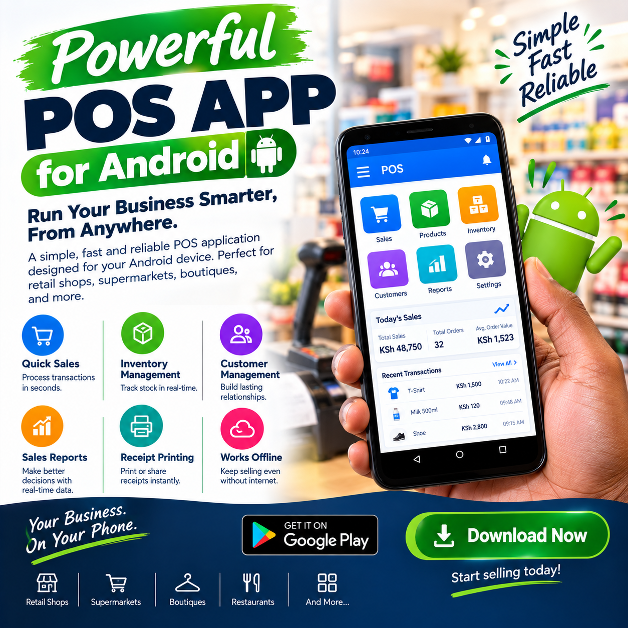POS app for Android