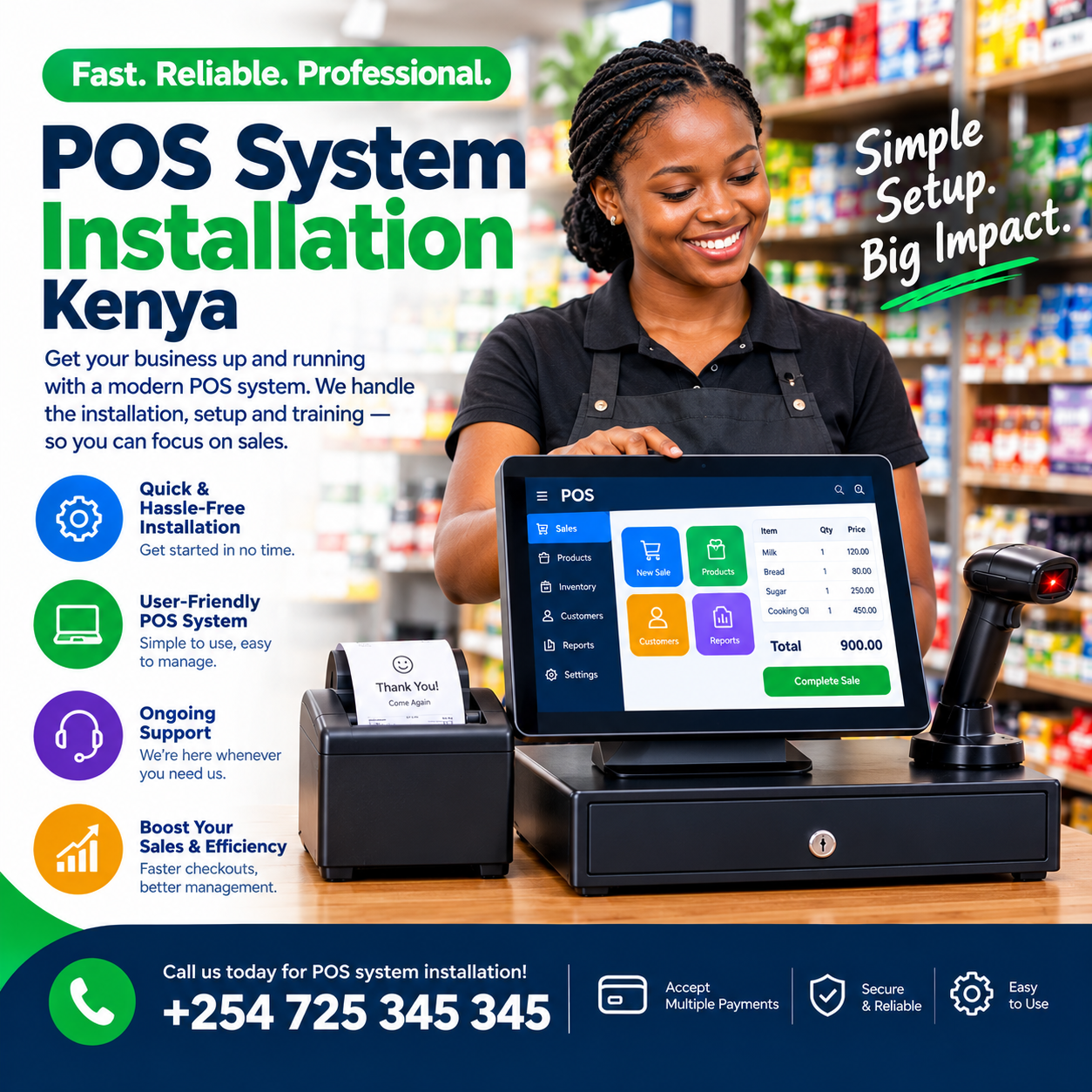 replace cash book with POS