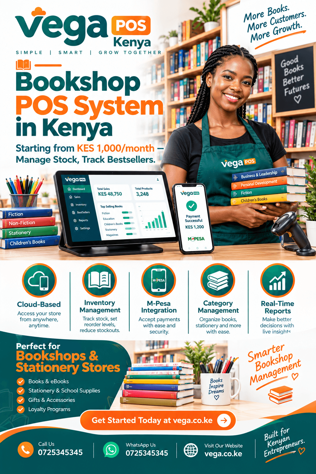 Bookshop POS system in Kenya