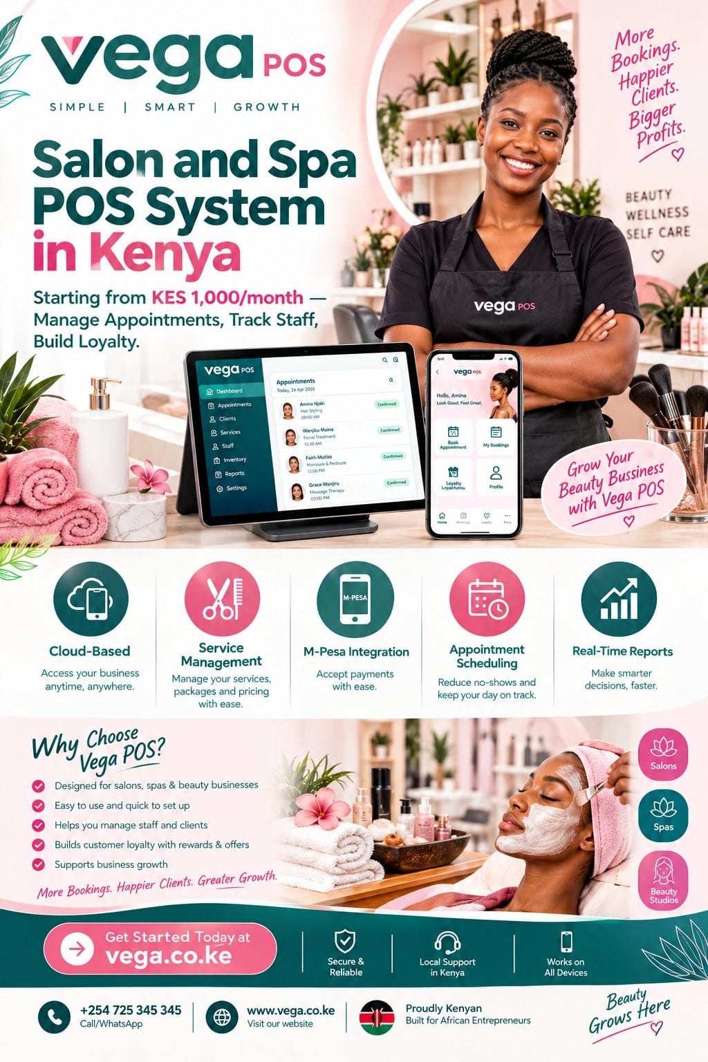Salon and spa POS system in Kenya