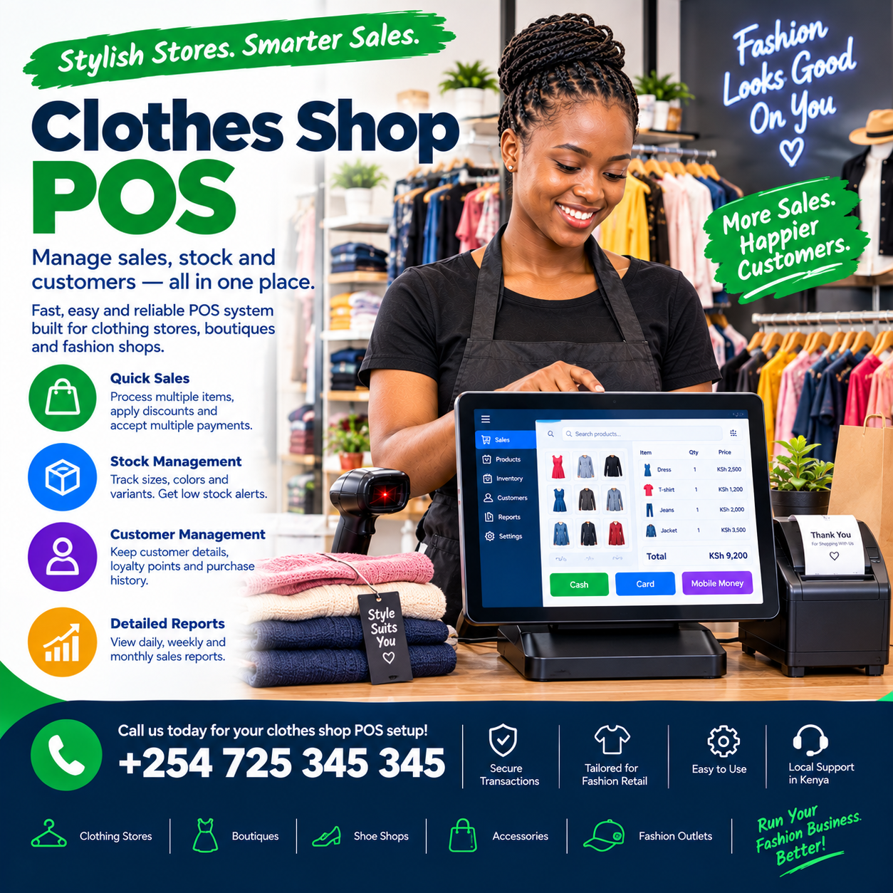 clothes shop POS