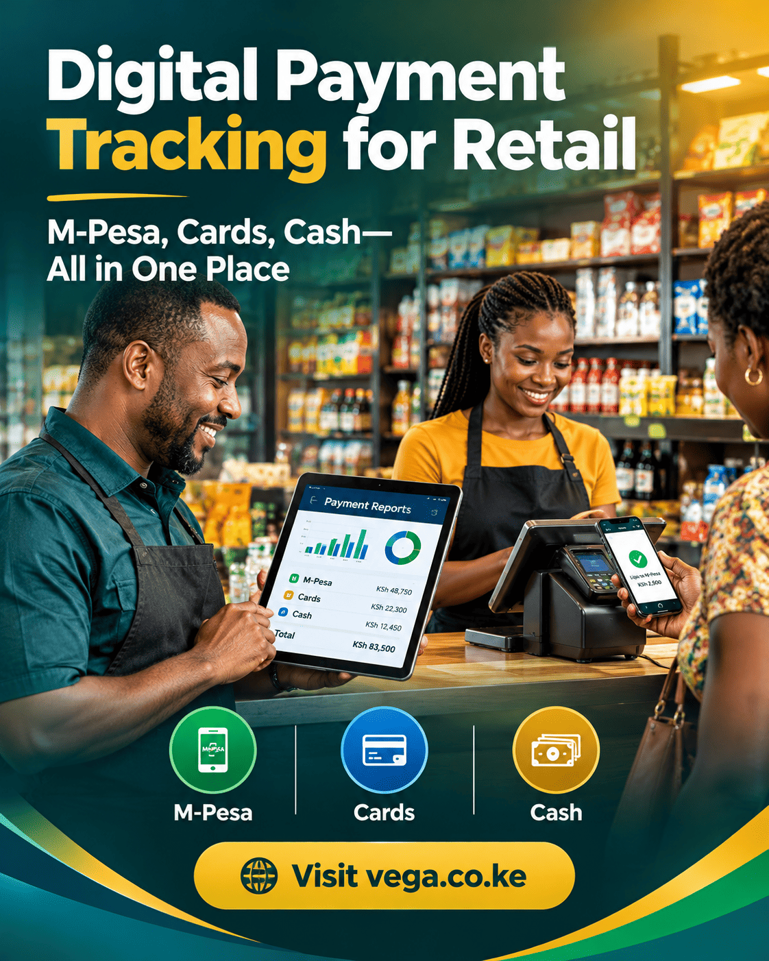 Digital payment tracking for retail in Kenya
