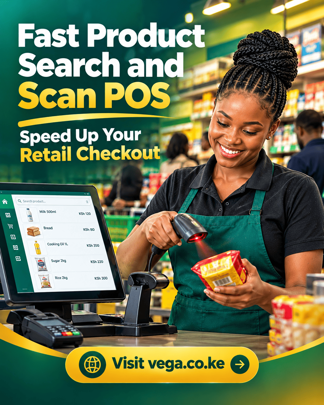 Fast product search and scan POS in Kenya