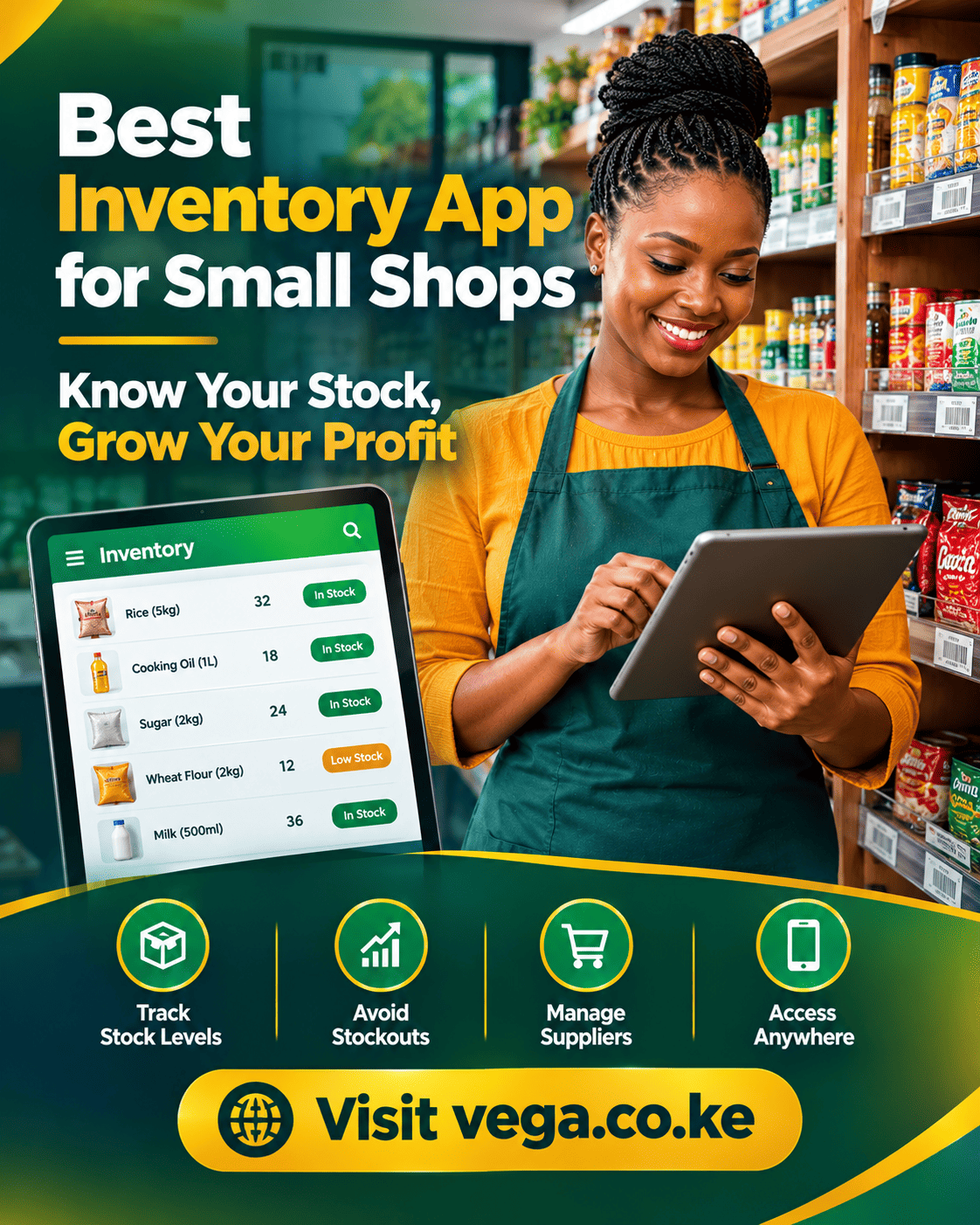Best inventory app for small shops in Kenya