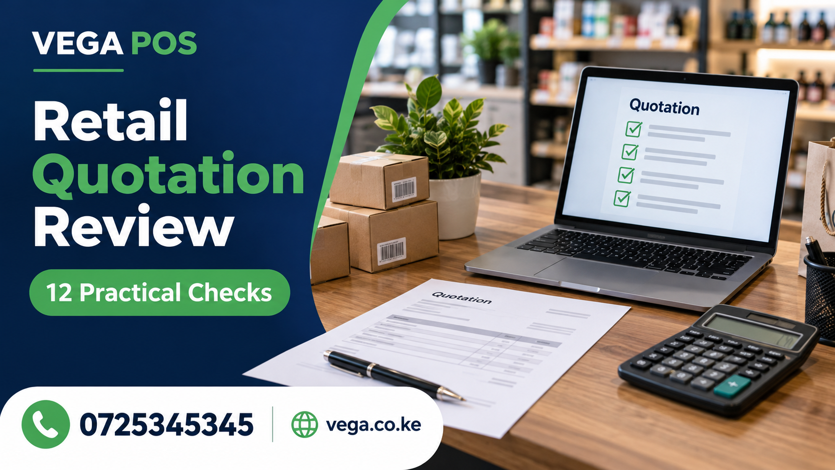 Retail Quotation Review illustration — call 0725345345